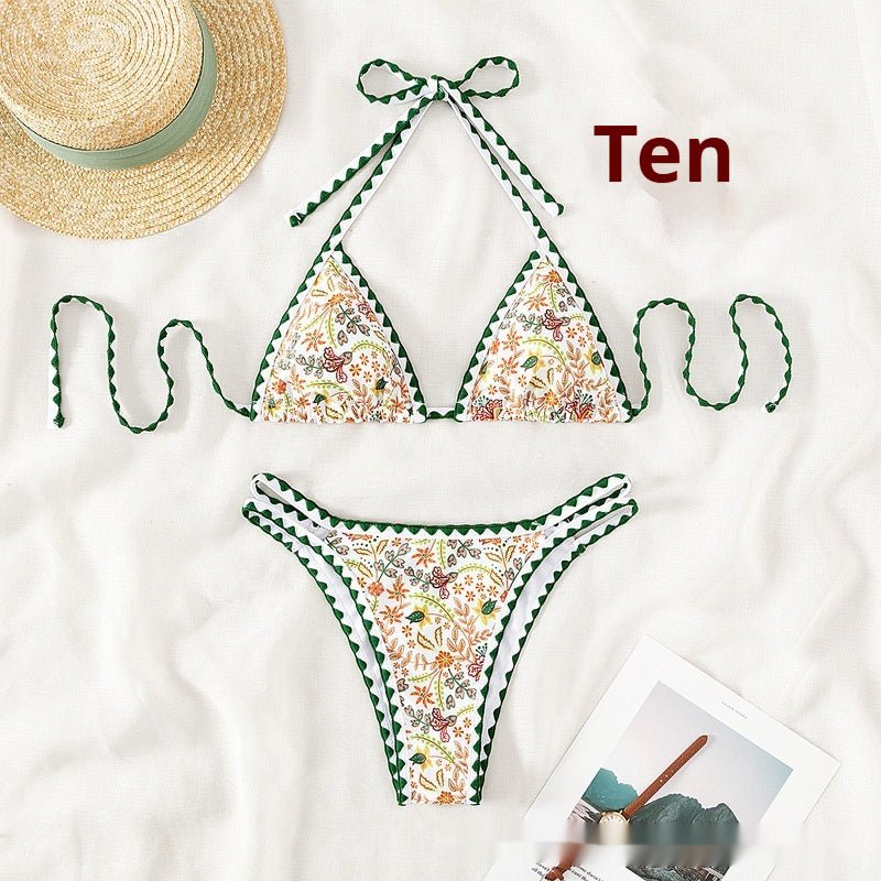 Bikini Sexy Halter Swimsuit - Sexy B