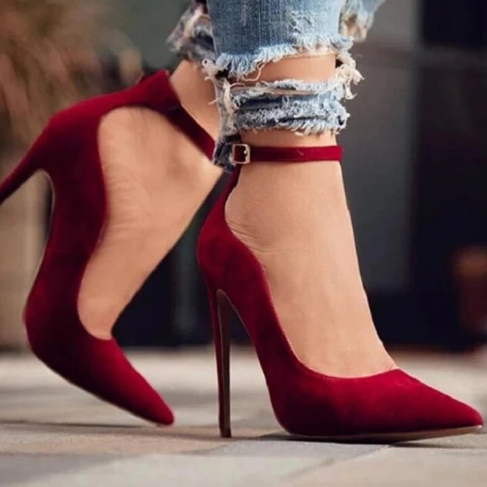 Buckle pointed high heels - Sexy B