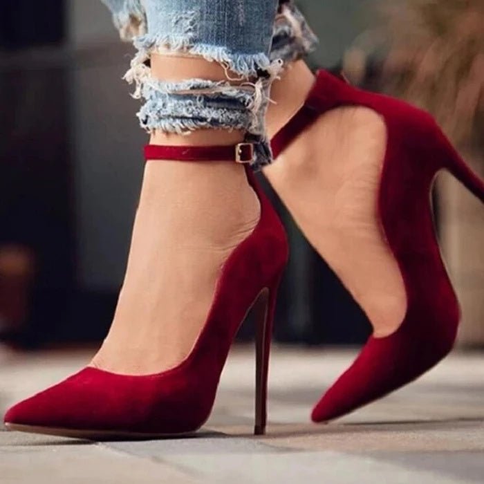 Buckle pointed high heels - Sexy B