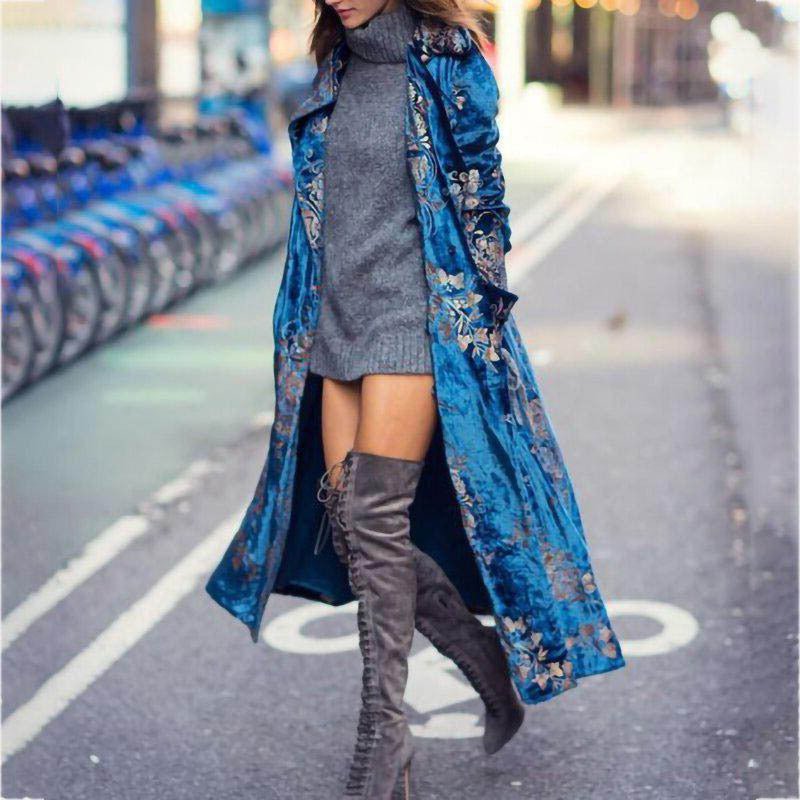 Fashion Long - sleeved Autumn And Winter - Sexy B