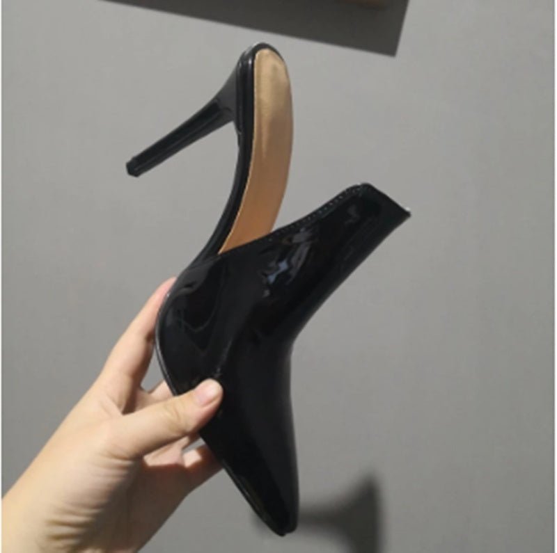 Fashion Single Toe Stiletto Heels - Sexy B