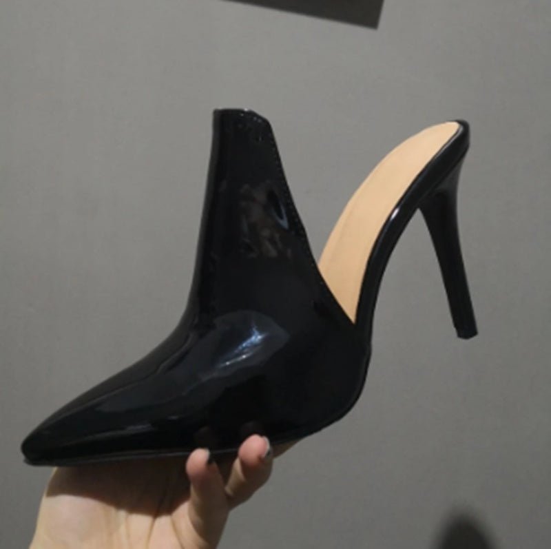 Fashion Single Toe Stiletto Heels - Sexy B