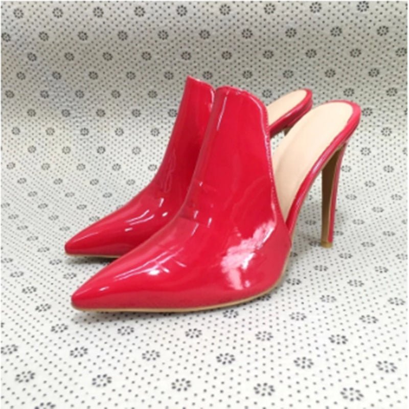 Fashion Single Toe Stiletto Heels - Sexy B