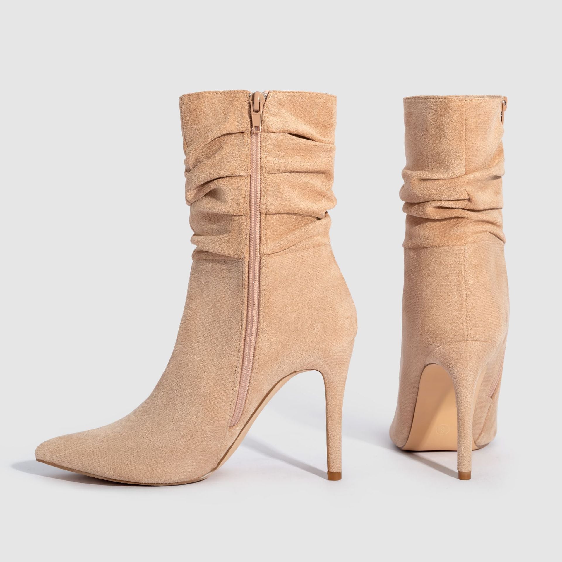 Fashion Suede High Heels - Sexy B