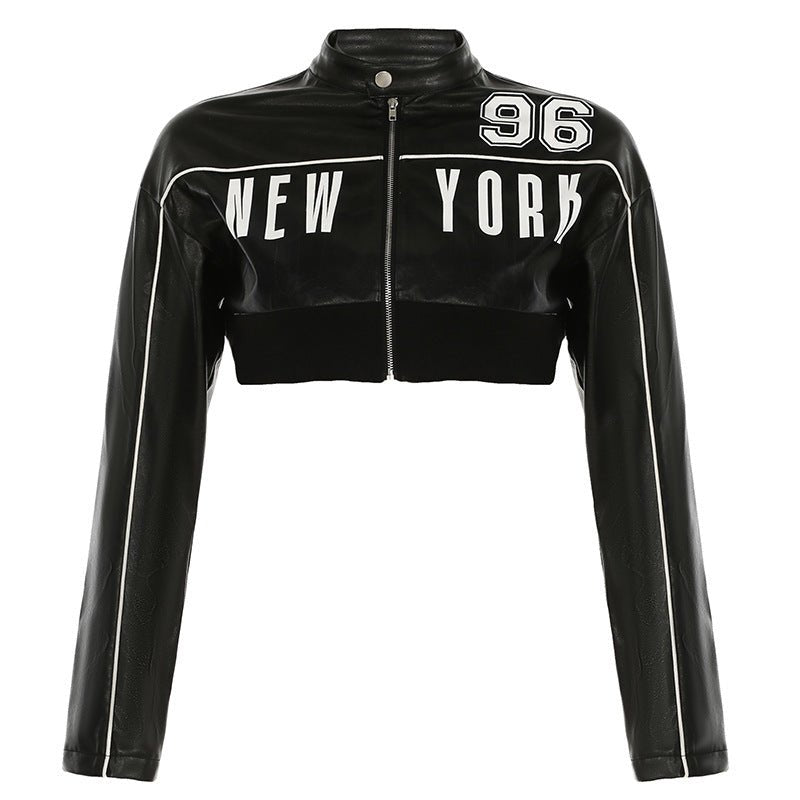 Fashionable Leather Jacket For Women - Sexy B