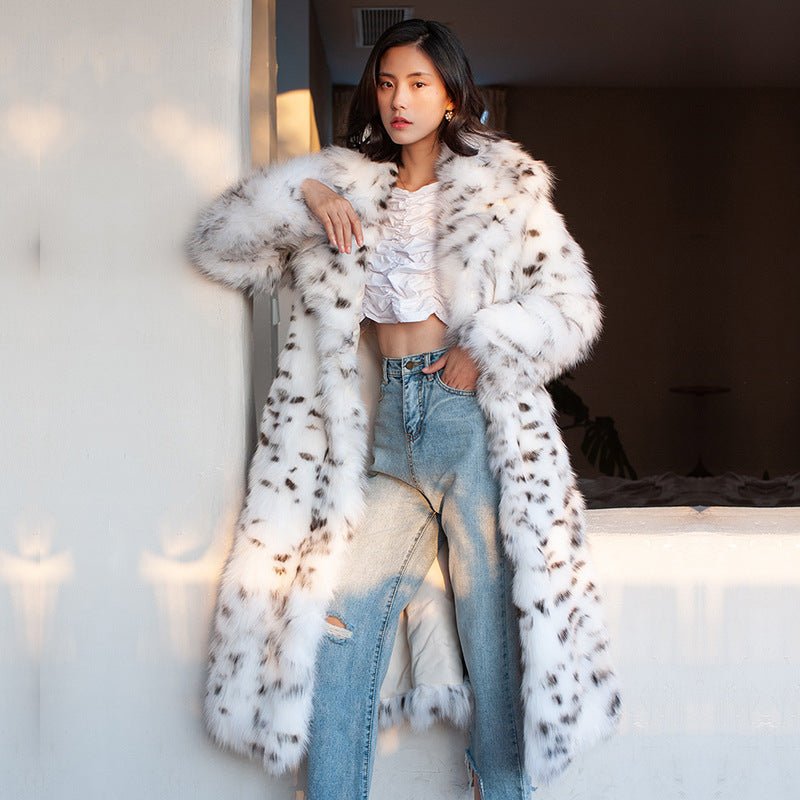 Faux Fox Fur Coat - Sexy B