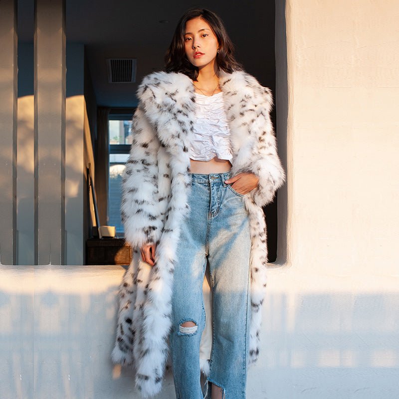 Faux Fox Fur Coat - Sexy B