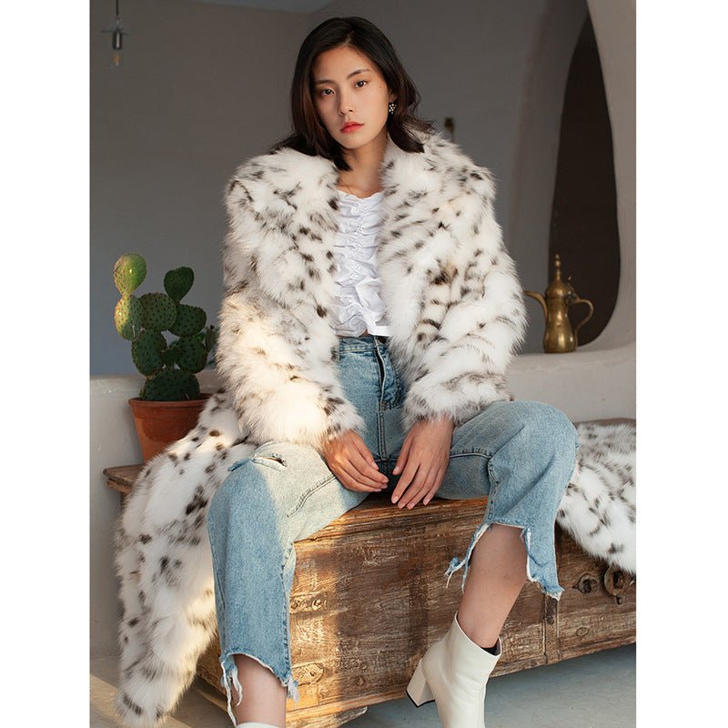 Faux Fox Fur Coat - Sexy B
