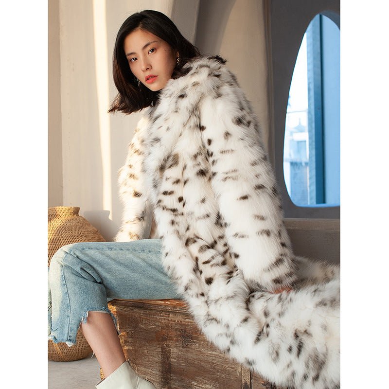 Faux Fox Fur Coat - Sexy B