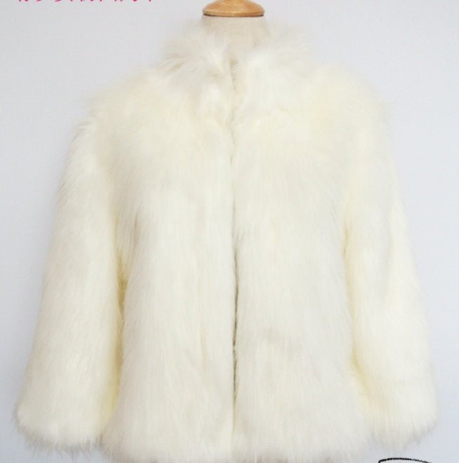 Faux Fur Jacket Slim Jacket - Sexy B