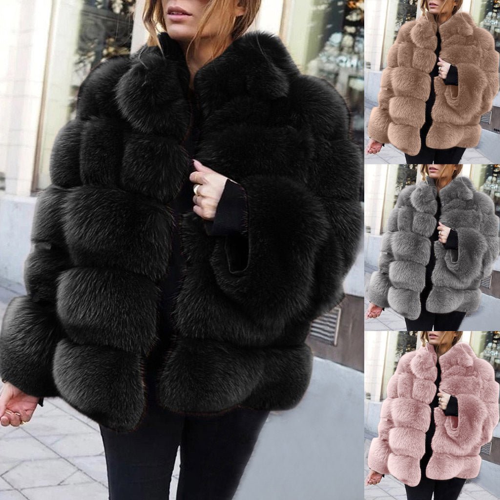 Faux fur women's jacket - Sexy B