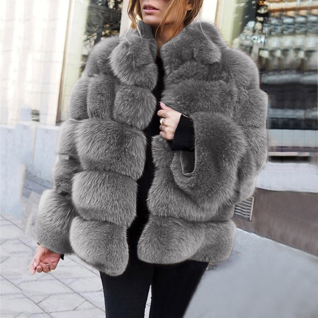 Faux fur women's jacket - Sexy B