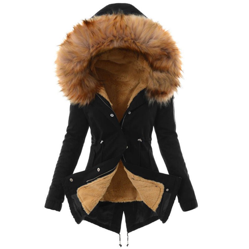 Fur collar cotton jacket - Sexy B