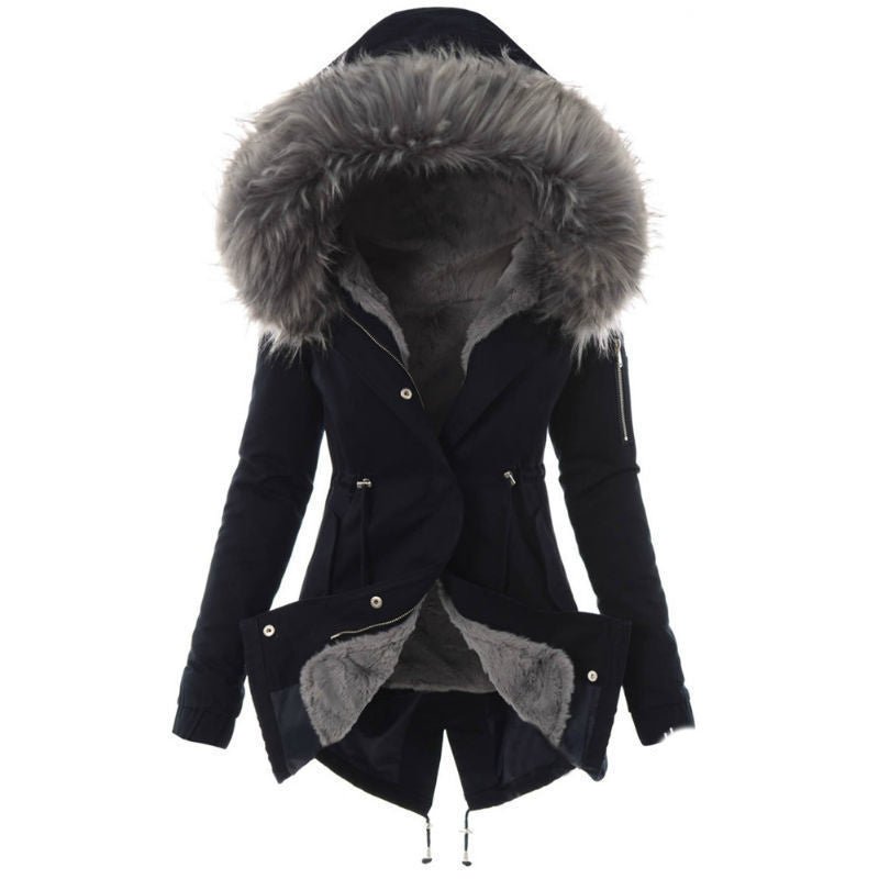 Fur collar cotton jacket - Sexy B