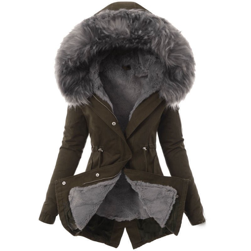 Fur collar cotton jacket - Sexy B
