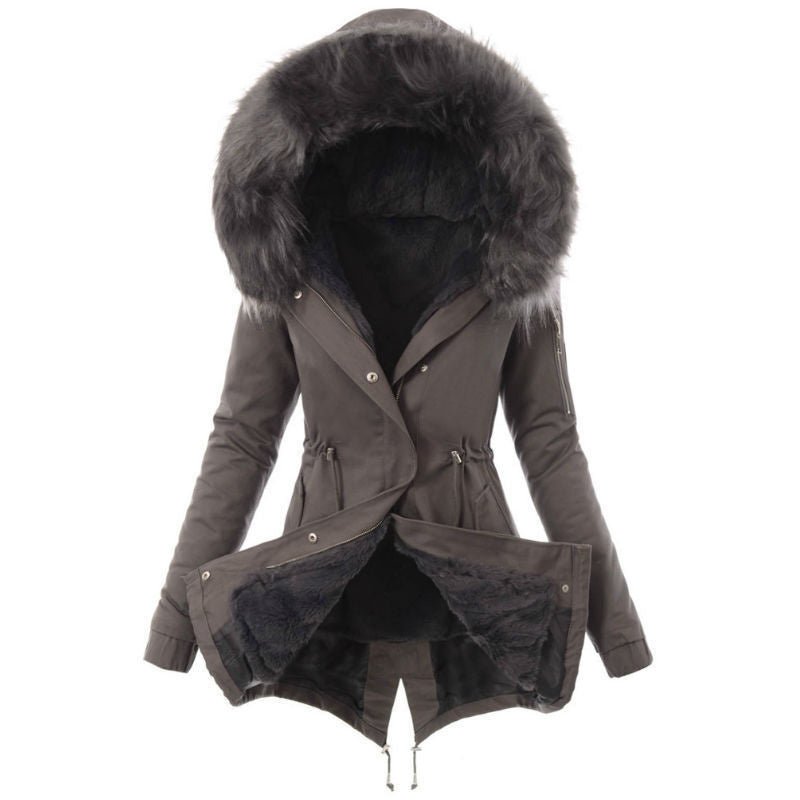 Fur collar cotton jacket - Sexy B