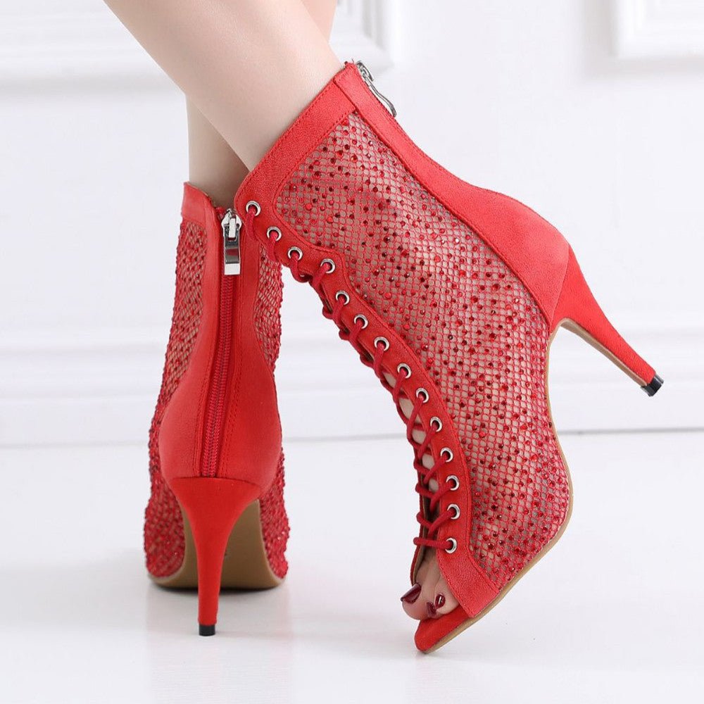 Red Hollow Dance High Heels - Sexy B
