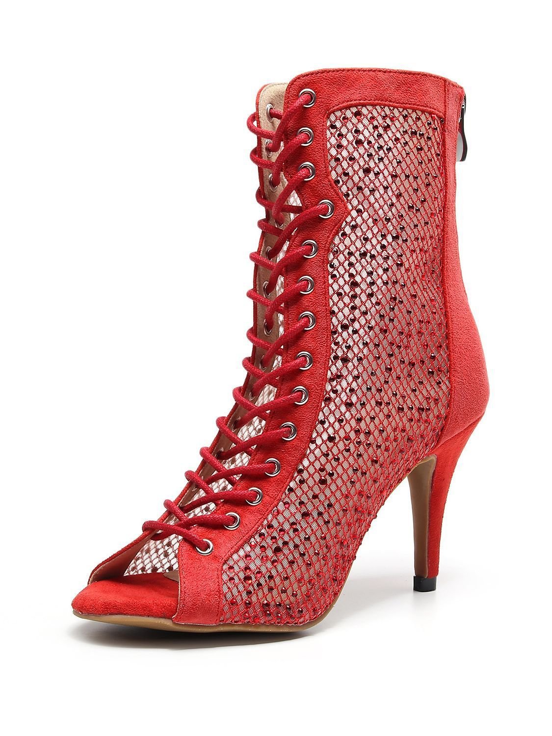 Red Hollow Dance High Heels - Sexy B