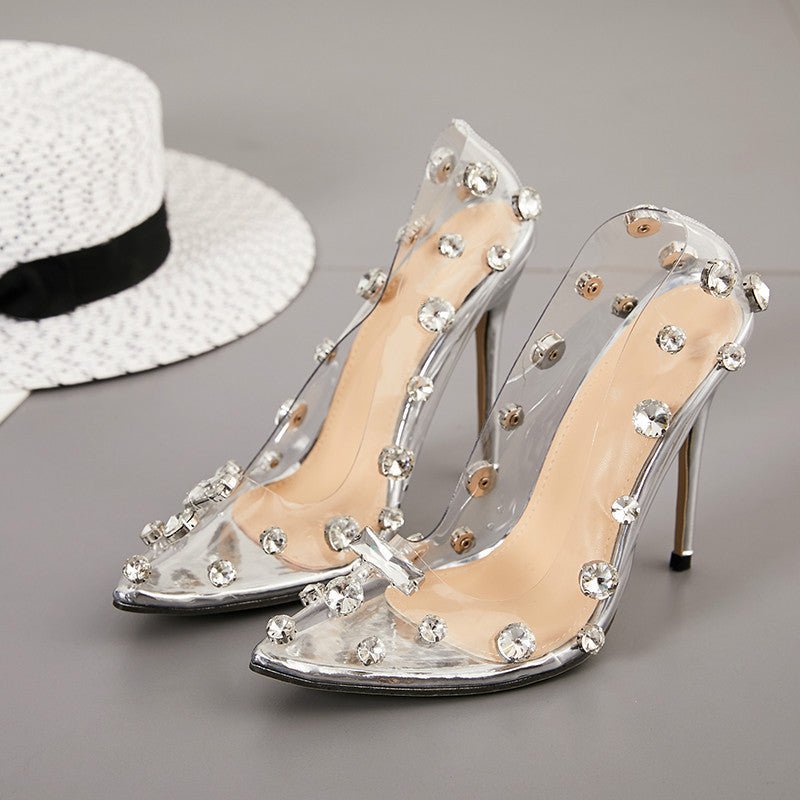 Rhinestone high heels - Sexy B