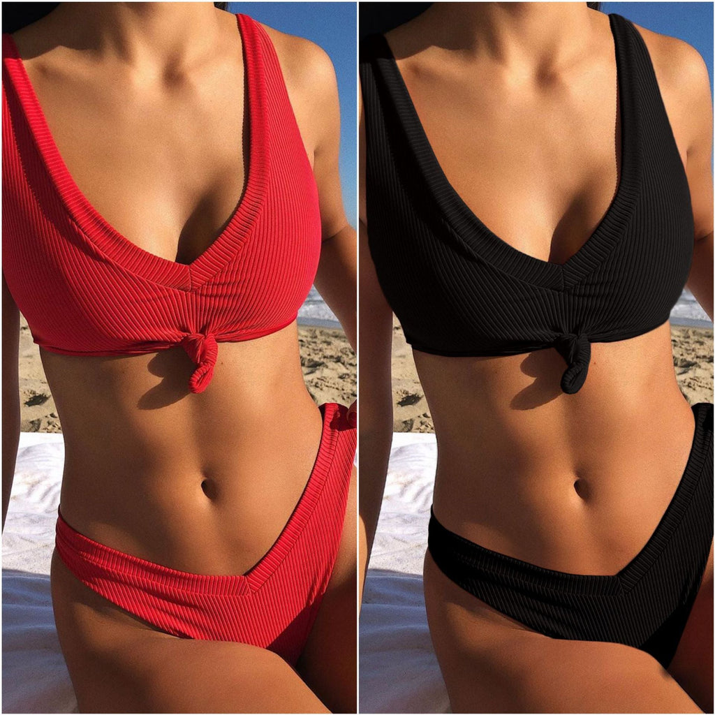 Sexy knotted cloth bikini - Sexy B