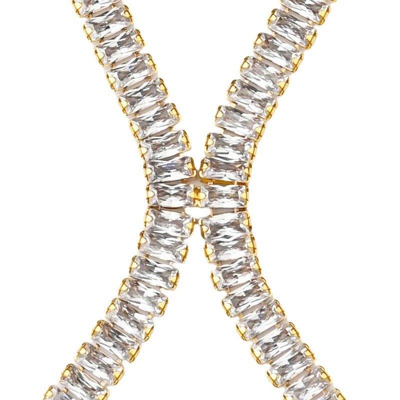 Shiny Zircon High Heels - Sexy B