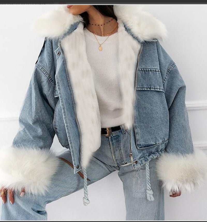 Short Fur Integrated Jacket - Sexy B