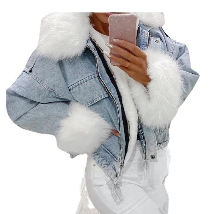 Short Fur Integrated Jacket - Sexy B