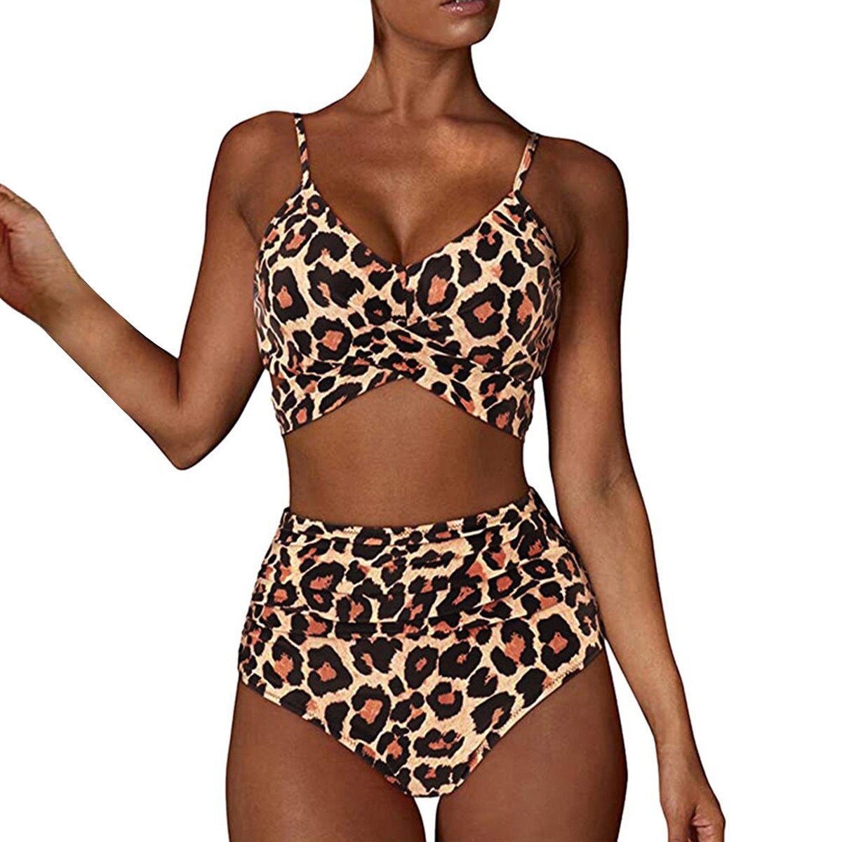 Soild Print Bikini Set - Sexy B