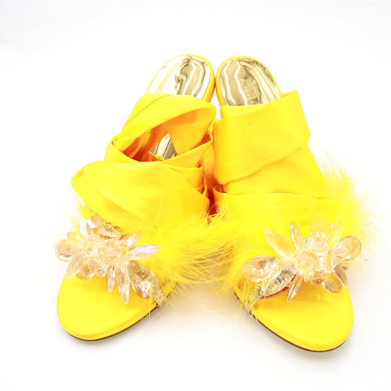 Stiletto cross strap heels - Sexy B