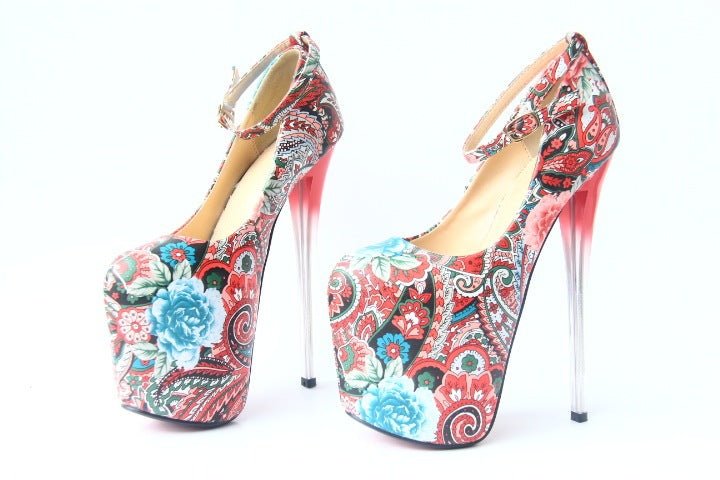 Stiletto Ethnic Style High Heels - Sexy B