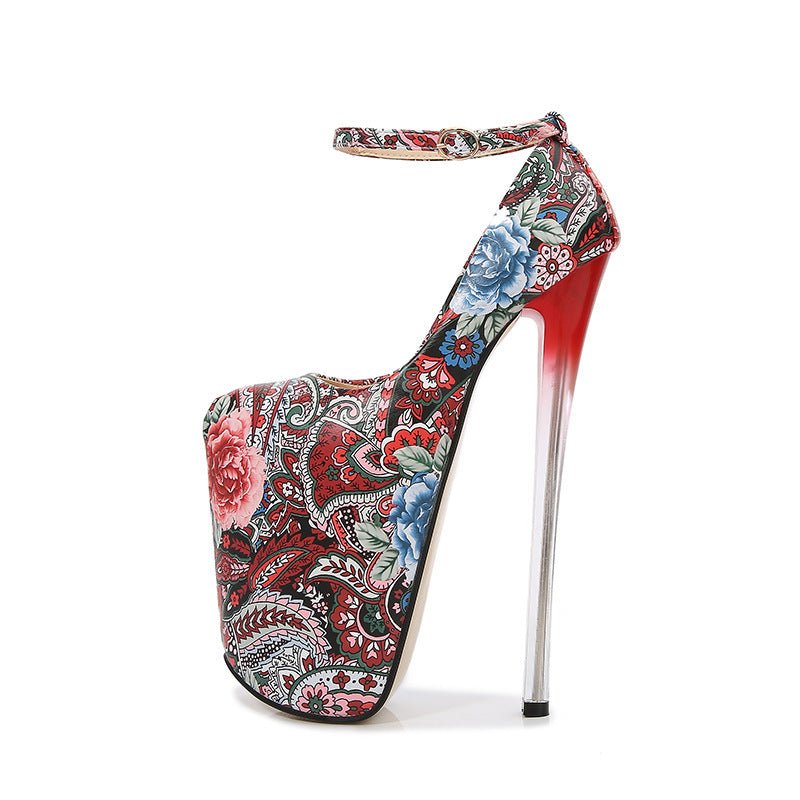 Stiletto Ethnic Style High Heels - Sexy B