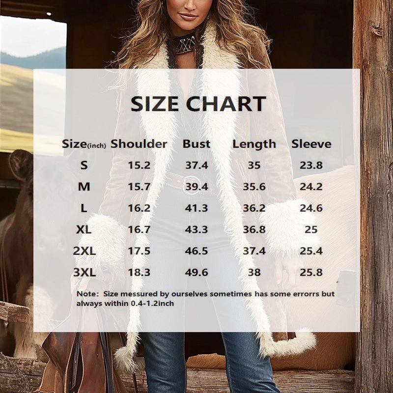 Vintage Women's Long Plush Coat - Sexy B