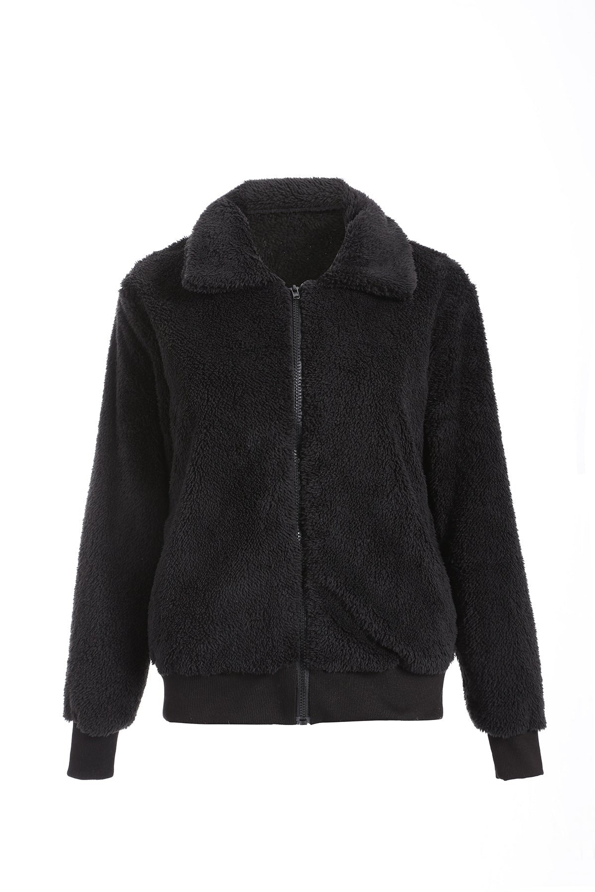 Winter Autumn Zipper Jacket Coat - Sexy B