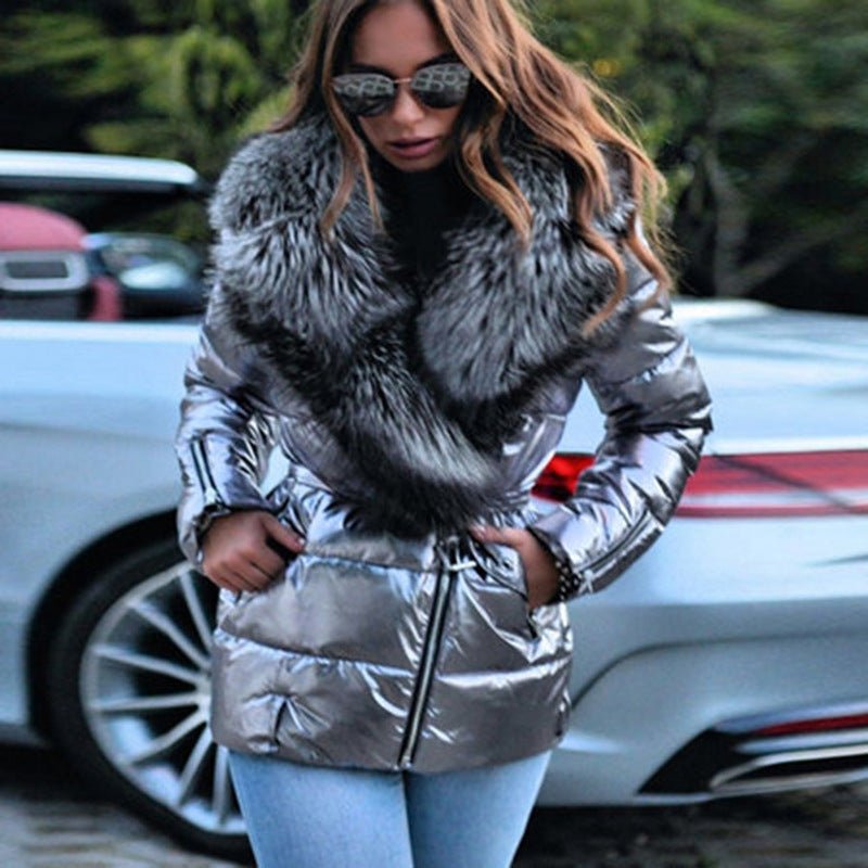 Winter Jacket With Big Fur - Sexy B